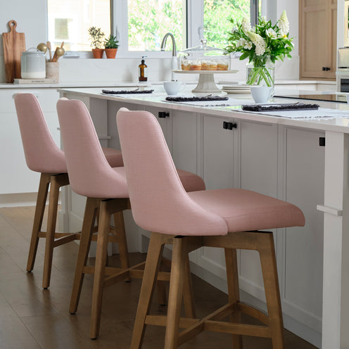 Downtown Gray Swivel Counter Stool